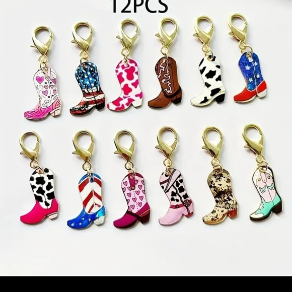 ☃️⛄☃️Cowboy Boot Charms..Pick The Number You Want - Picture 4 of 4